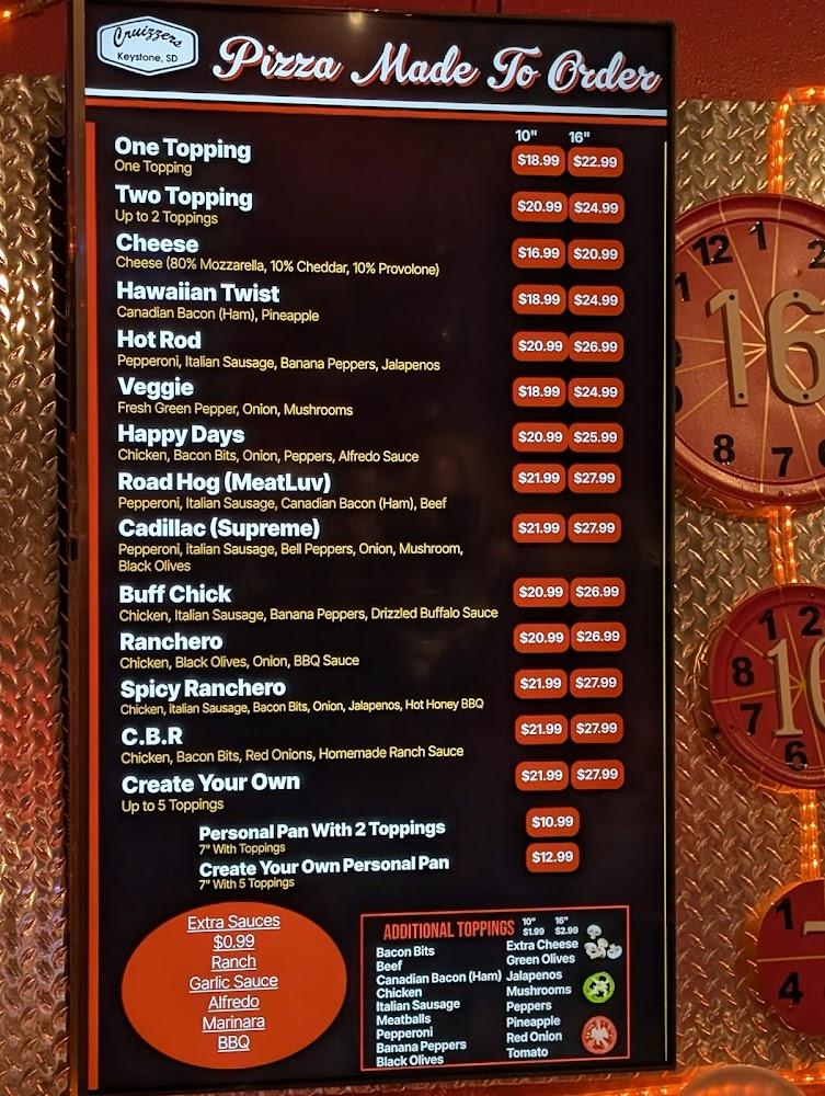 Cruizzers One Topping Pizza 10”