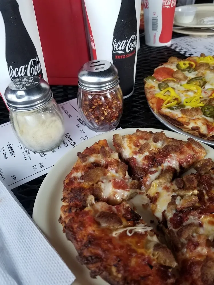 Personal Pizza and Hot Rod Pizza